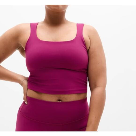 Athleta Built-In Bra Tank Top in Wildberry Size 3X - Picture 1 of 4